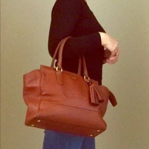Coach Lagacy Candace Carryall cognac brown